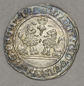 197 Zilveren dubbel vuurijzer, Maria van Bourgondie, Brugge, z.fr.
