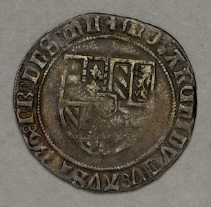228 Zilveren dubbele Stuiver (Patard), Philips de Schone, Brugge, z.fr.