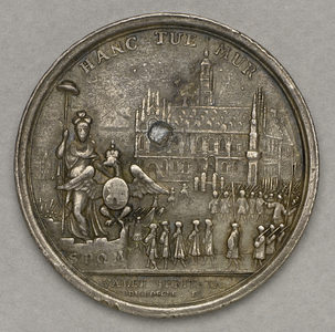 229 Zilveren penning van Middelburg