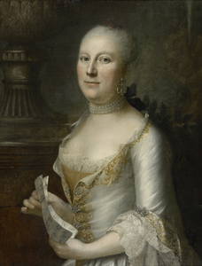 291 Portret van Petronella Geertruida van Berckel (1716-1780), echtgenote van mr. Jacob van der Mandere, Hollandse school