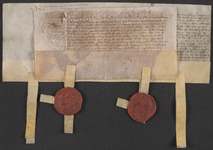 CHV-1105 Brief van Anna van Borssele en Adolf van Bourgondië, haar enig erfzoon. Bevestiging van het d.d. 1513-03-08 ...