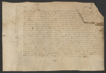 CHV-1393 Antwoord van Hendrik heer van Veere, op de brief d.d. 30-07-1468 van Lodewijk IX, koning van Frankrijk, 1468 ...