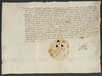 CHV-258 Brief van burgemeesters, schepenen en raden der stad Zierikzee. Volmacht van Cornelis Jan Gilliszoon, poorter ...