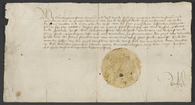 CHV-273 Brief van commoingmeesters, schepenen en raad der stad Mechelen. Verklaring ten behoeve van Jan de Ruijsccher ...