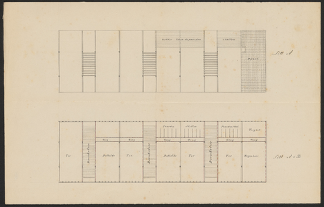 530.2 [Plan van een te bouwen schuur in de Bijleveldpolder te Nieuw- en Sint Joosland]. , [1861]. , 1 plattegrond: ...