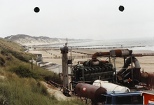 1718 Zandsuppletie op het strand bij Zoutelande