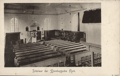 2672 Intérieur der Domburgsche Kerk. Interieur van de Nederlandse Hervormde kerk te Domburg