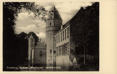 2773 Domburg, Kasteel Westhove (achterzijde). Gezicht op de achterzijde van kasteel Westhove bij Domburg