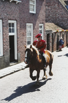 606 Ruiter te paard tijdens de Palm Trekparade Brussel-Amsterdam 1996 te Veere