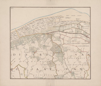17 Blad [10]. N. 2. Oostkapelle, Serooskerke en Vrouwenpolder c.a.. kaart (1 blad) ; 50 x 56 cm., blad 60 x 71 cm.