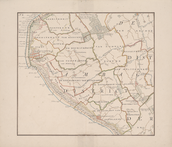 19 Blad [12]. N. 4. Westkapelle, Aagtekerke en Zoutelande c.a.. kaart (1 blad) ; 50 x 56 cm., blad 60 x 71 cm.