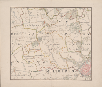 20 Blad [13]. N. 5. Gedeelte van Middelburg ten noordwesten van de stad. kaart (1 blad) ; 50 x 56 cm., blad 60 x 70 cm.
