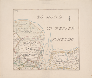 247 1745. Blad [11]. Kaarte van Staats Vlaanderen. Kaart van Terneuzen en omstreken, IJzendijke en omstreken, het Land ...
