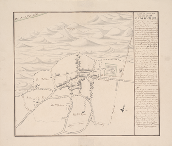 30 1689. Blad [23]. Kaarte en afbeelding van de stadt Domburgh ende een gedeelte van de jurisdictie van dien .... Met ...