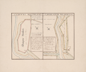 65 1668. Blad [47 rechterdeel]. St. Jooslands Poldertie. Bedijkingsplan voor de Waayenburgpolder. Kopie door D.W.C. ...