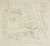 1231 De drie eerste stadhuizen te Vlissingen. Plattegrond van een deel van het centrum van Vlissingen met aanwijzing ...