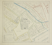 1265 Plattegrond der St. Jacobskerk en haar omgeving, te Vlissingen. Plattegrond met de omvang, kerkelijke eigendommen, ...