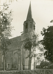 1309b Gezicht op de toren van de Nederlandse Hervormde kerk te Gapinge, vanuit het noordwesten, vóór de restauratie (1921)