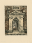 1440 Goes - Armenhuis. De ingangspoort (1655) van het Oude Mannen- en Vrouwenhuis aan de Singelstraat 13 te Goes, met ...