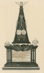 1502 Het grafmonument van mr Izaak Hurgronje, ambachtsheer, overleden 31 augustus 1776 en zijn echtgenote Johanna van ...