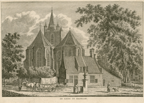 1517 De Kerk te Kapelle. Gezicht op de Nederlandse Hervormde kerk te Kapelle