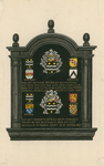 1527 Het gedenkbord voor de heren van Cats, Kapelle en Biezelinge, Willem van Cats, luitenant-admiraal van Zeeland, ...