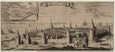 1603 Rommerswael Vertoonden zich van Outs aldus. Aldus vertoonen zich de fondamenten der huysen by geheel leeg water ...