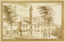 166 het huijs Steenhoven bij Middelburg. Het huis Steenhove te Koudekerke (W.), met personen