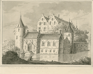 1665 't Huis Crabbetje op de Piet in een ander gezigt. 1663. Gezicht op het kasteel Muiden op de Piet te ...