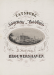 1704 Catsburg Logement en Badhuis L. Hartong jr. Brouwershaven. Het hotel en badhuis Catsburg aan het water bij ...