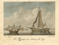 1710 Een Boeijer ten Anker op het Zype. Gezicht op een schip voor anker op het Zijpe bij Bruinisse