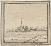 1720 Klooster Leliendale bij Haemstede. Gezicht op het vrouwenklooster Leliëndale bij Burgh, verwoest circa 1600