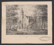 1880 Het Slot Moermond bij Renesse. 1838. Gezicht op het kasteel Moermond te Renesse