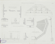 1885-2 IJzeren Kustlichttoren te Noord-Schouwen. Details van de vuurtoren te Renesse. Met beschrijving (gedrukt) door ...