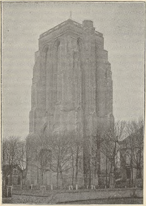 1974 De toren van de Sint Lievensmonsterkerk te Zierikzee