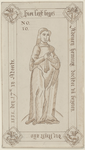 2117 Grafzerk no. 10 van Adriaene Henricxdochter van Beveren of Beijeren, overleden 17 maart 1538, met een vrouw, ...