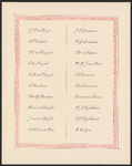 2187-6 Namen van de aanbieders aan burgemeester mr P.J.C. Hennequin van Sint Kruis