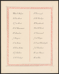 2187-7 Namen van de aanbieders aan burgemeester mr P.J.C. Hennequin van Sint Kruis