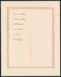 2187-8 Namen van de aanbieders aan burgemeester mr P.J.C. Hennequin van Sint Kruis