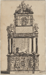 2225 In de Parochiale kerke der Stadt Sluijs. De graftombe van jonkheer Charles van der Noot, kolonel, gouverneur van ...