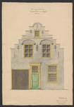 3159 Woning en Smederij Oudelandsche Straat. Tholen / C. Hollestelle. Schaal 1:25. 2 mei 1918. 1 tekening : potlood, ...