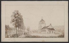 3195 St. Kruis bij Aardenburg in Zeeland / A.I. S[nouck Hurgronje]. [c. 1844]. 1 tekening : potlood, O.I. inkt ; 14,7 x ...