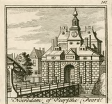 333 Noorddam of Veersche Poort. Gezicht op de Noorddampoort of Veerse poort te Middelburg