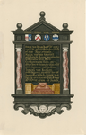 53 Het gedenkteken opgericht door de schilder Dirk van Delen voor zijn echtgenoten Maria van de Gracht, overleden 30 ...