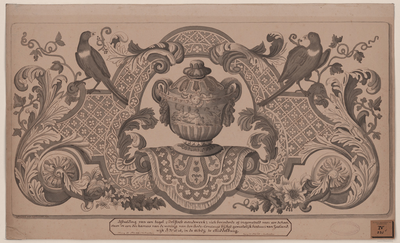 541 Afbeelding van een tegel (Delftsch aardewerk), zich bevindende of ingemetseld voor een schoorsteen in een der ...