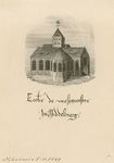 585 Eccl[es]ie de Westmunstre in Middelburg. De Westmonsterkerk op de Grote Markt te Middelburg, afgebroken in 1575, ...