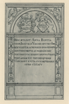 601 De grafzerk van Anna Bontia, overleden 18 september 1605, echtgenote van Samuel Vischer, voorheen in de Oude of ...