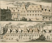 668 Het Oude Mannen- en Vrouwenhuis en de Armweesschool aan de Korte Noordstraat te Middelburg en aangrenzende panden