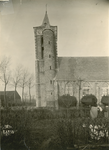 934b De zuidzijde van de toren van de Nederlandse Hervormde kerk te Ritthem, na de restauratie