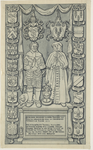 946 Het grafmonument van jhr Philibert van Tuijll van Serooskerken, overleden 1661 en zijn echtgenote Vincentia ...
